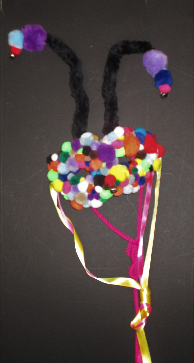 Puffball Creature Masquerade Masks