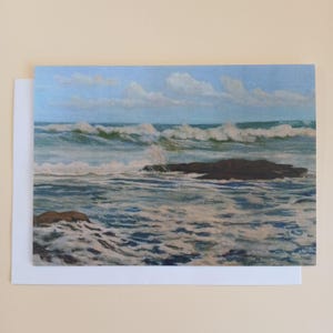 Surf - Blank Greeting Card With Envelope Printed In Australia
