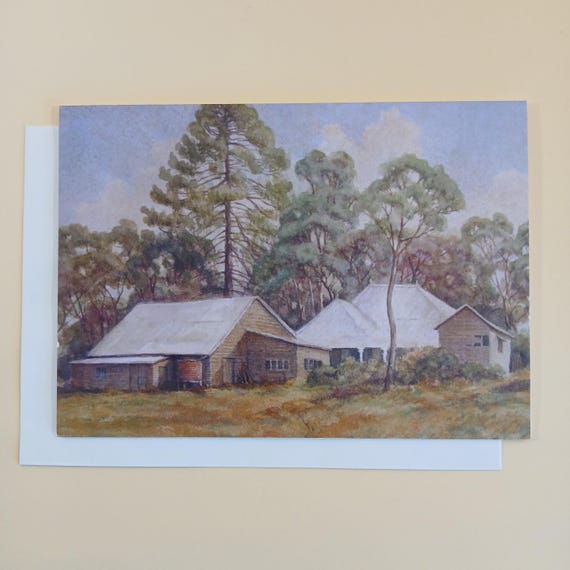 Homestead - Blank Greeting Card With Envelope Printed In Australia