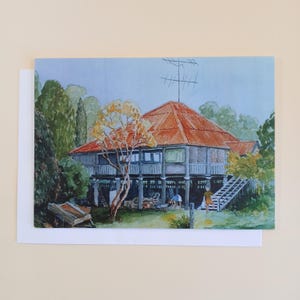 The Queenslander -Blank Greeting Card With Envelope Printed In Australia
