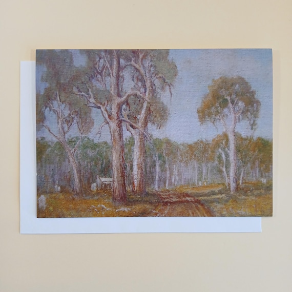 Track To Home - Blank Greeting Card With Envelope Printed In Australia