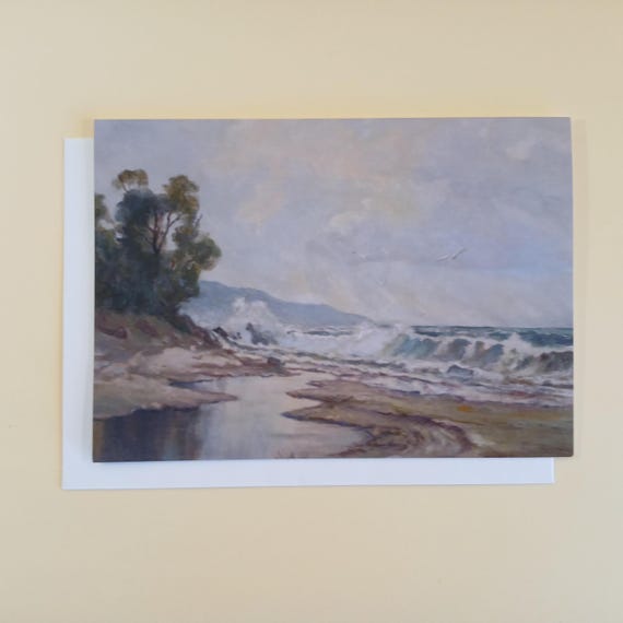 Moffat Beach - Blank Greeting Card With Envelope Printed In Australia