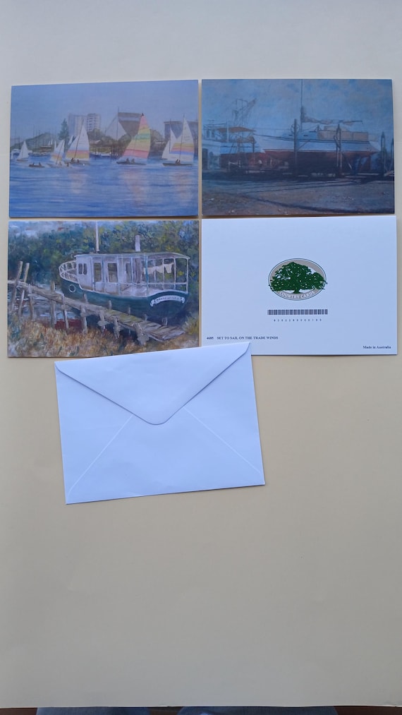 Item 4 Jump Onboard 3 Greeting Cards
