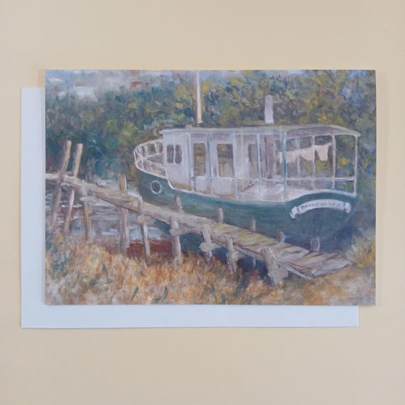 Set To Sail On The Trade Winds - Blank Greeting Card With Envelope Printed In Australia