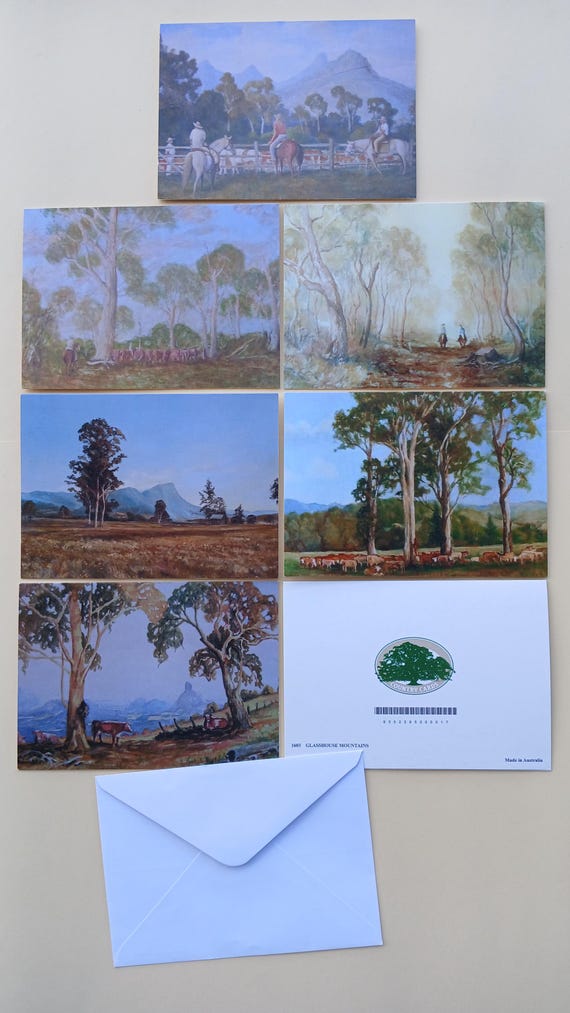 Item 9 Let's Go Droving 6 Greeting Cards
