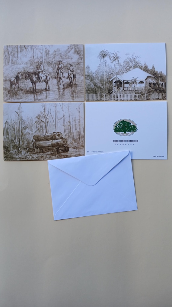 Item 5 Turn Back Time 3 Sepia Greeting Cards