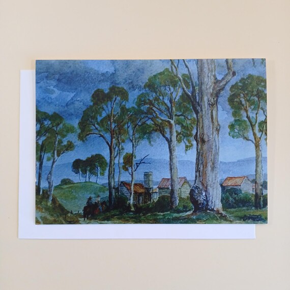 Mountain Home - Blank Greeting Card With Envelope Printed In Australia