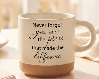 Thank You Gift for Coworker Farewell Mug Leader Appreciation Present Mentor Leaving Gift Mug Puzzle Piece Gratitude
