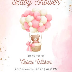 Baby Shower Invitation Neutral Gold Stars Modern/Boho baby shower, We can bearly wait Invitation Template, Editable Printable Download