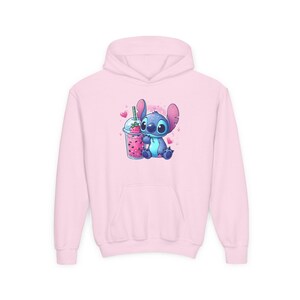 LILO AND STITCH Youth Hoodie, Cute Disney Sweatshirt, Kids Cartoon Pullover, Teen Graphic Jumper, Child's Cozy Outerwear
