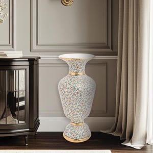 Ceramic Decorative Vase, Blossom Elegance Vase, Handmade Ceramic Vase, Vase for Classic Interiors, Handmade Ceramic Vase, Home Vase Gift