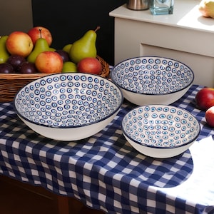 Ceramic Serving Bowl, Decorative Turkish Ceramic Bowl, Salad Bowl, Handmade Ceramic Fruit Bowl, Ceramic Side Dishes Gift for Housewarming