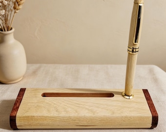 Elegant Wooden Fountain Pen Set – Premium Wooden Pen with Case – Gift Idea – Handmade Wooden Grip – Office & Writing – Luxury Writing Instrume