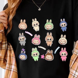 Labubu popmart tshirt, labubu mania, viral tik tok, labubu shirt, labubu gift, popmart shirt, gift for her