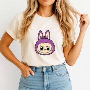 Weirdcore Kawaii Shirt, Funny Horror Aesthetic Tee, Labubu Inspired T-Shirt, Creepy Cute Plush Doll Tee, Viral Toy Graphic