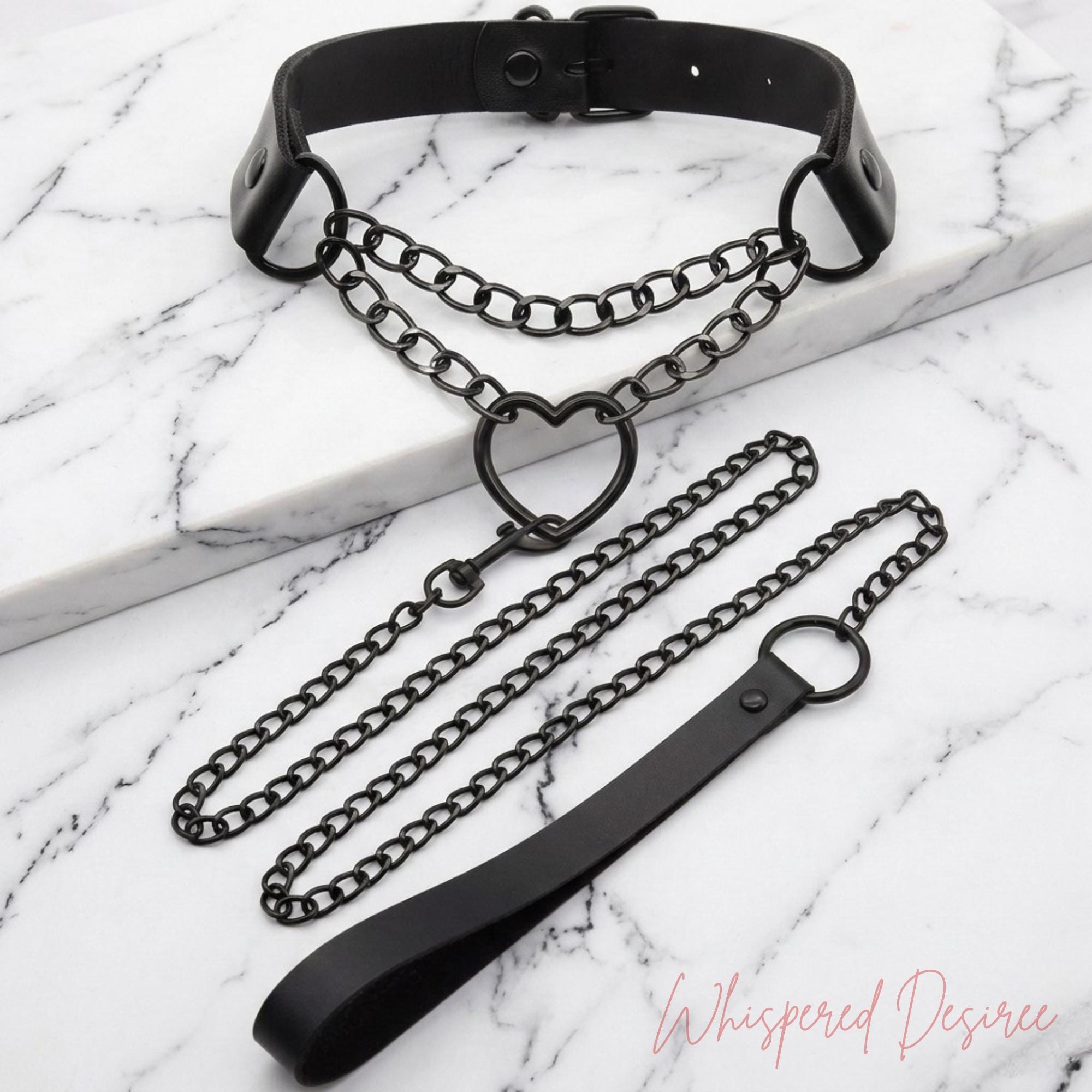 1 pezzo girocollo in pelle collare femminile per donna catena