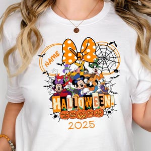 Custom Disney Halloween 2025 Shirt, Not So Scary Halloween Shirt, Disney Family Halloween Shirts, Disney Trip Shirt, Disney Halloween Shirts