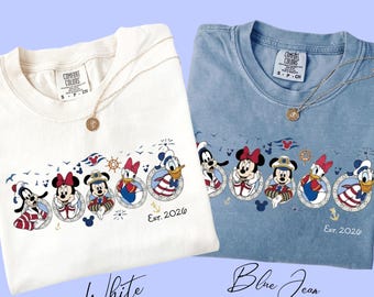 2026 Disney Cruise Squad Shirt, Mickey and Friends 2026 Cruise Tee, 2026 Disney Cruise Trip Shirt, Disney Summer Shirt, Disney Vacation Tee