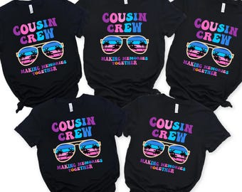 Cousin Crew T-Shirt: Summer Vacation Matching Family Shirts
