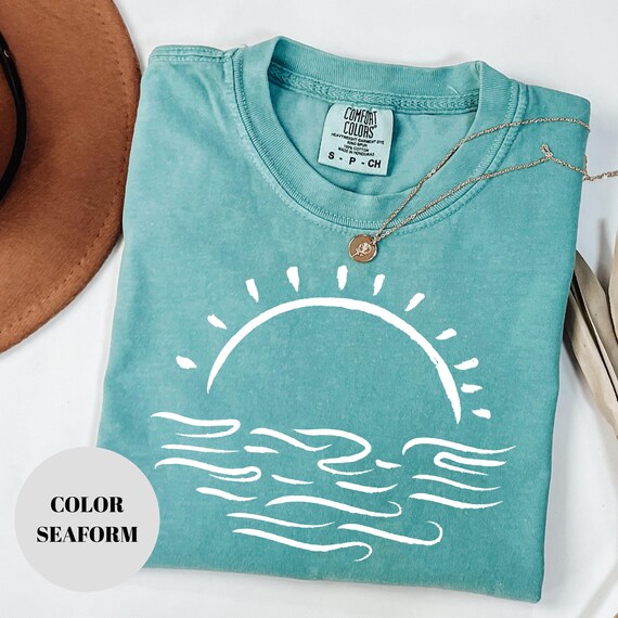 Comfort Colors Sun T-shirt: Boho Summer Graphic Tee