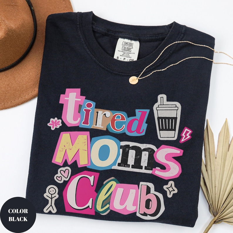 Chaos Moms Club Shirt, Funny Mom Life Tee, Busy Mom Shirt, Motherhood ...