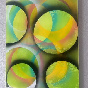 3D Spray paint painting PU