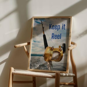 Fishing Art Print, Funny Fishing Poster, Man Cave Fishing Poster, Office Art for Fisherman, Fishing Decor, Fishing Pun, Fishing Quote Art