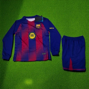 Barcelona Long Sleeves Soccer Kit