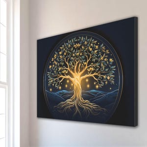 Tree of Life Canvas Wall Art | Tree of Life Wall Decor | Canvas Wall Art | Canvas Printing | Modern Wall Decor | Wall Hanging