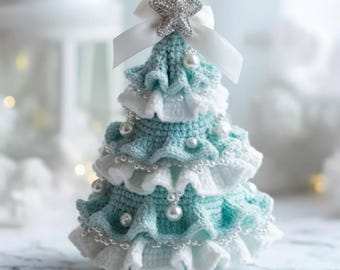 Crochet Christmas Tree Pattern – Beginner Amigurumi DIY (PDF)