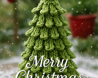 Crochet Christmas Tree Pattern – Handmade Holiday Decor (DIY PDF)