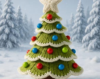 Crochet Christmas Tree Pattern: DIY Amigurumi Holiday Decoration (PDF Pattern)