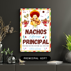 Principal Gift Tags | Printable Thank You Tags for Principal | Editable School Appreciation Tags | Instant Download for Staff Gifts