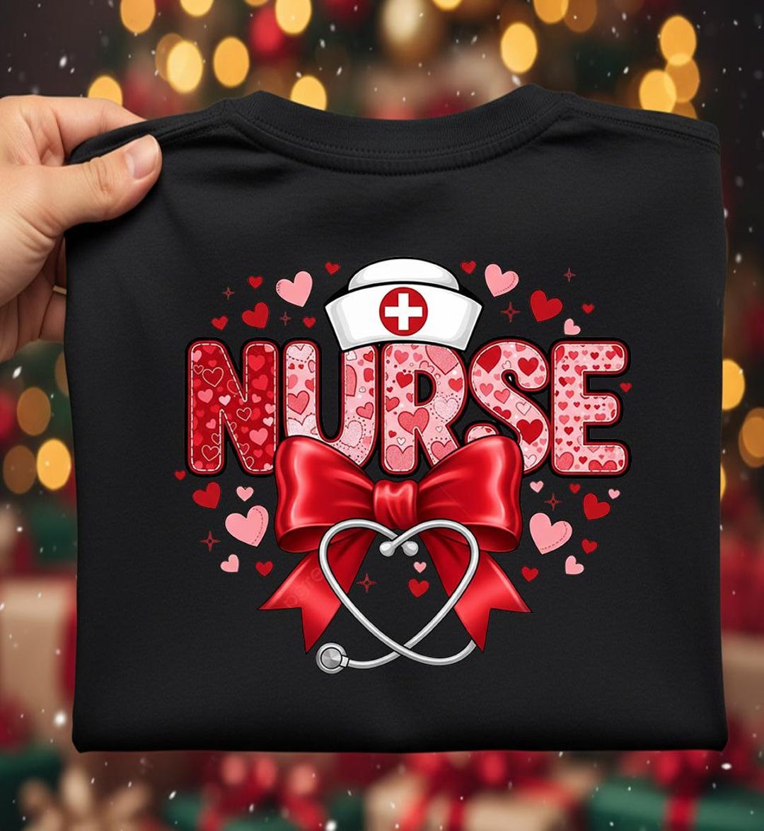 Valentine Nurse PNG | Heart Design for Healthcare (digital Download) - Etsy