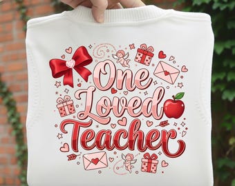 Teacher Pencil Coquette Bow PNG, Cute Teacher Valentine Design, Coquette Pencil PNG for Shirts, Tumblers & Gifts