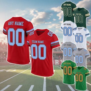 Make Your Jersey, Custom Your Jersey, Streetwear Jersey, V Neck Sports Jersey, Football Jersey Uniform For Adult Kid, Game Day Outfit