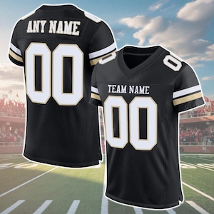 Make Your Jersey, Custom Your Jersey, Streetwear Jersey, V Neck Sports Jersey, Football Jersey Uniform For Adult Kid, Game Day Outfit