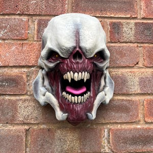 doom eternal hellknight wall mounted trophy