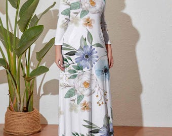 Custom two different Plus size women shirt Long or Medium Length Women's T Shirt Dress Organic Oversized, Urban look, with casual styling
