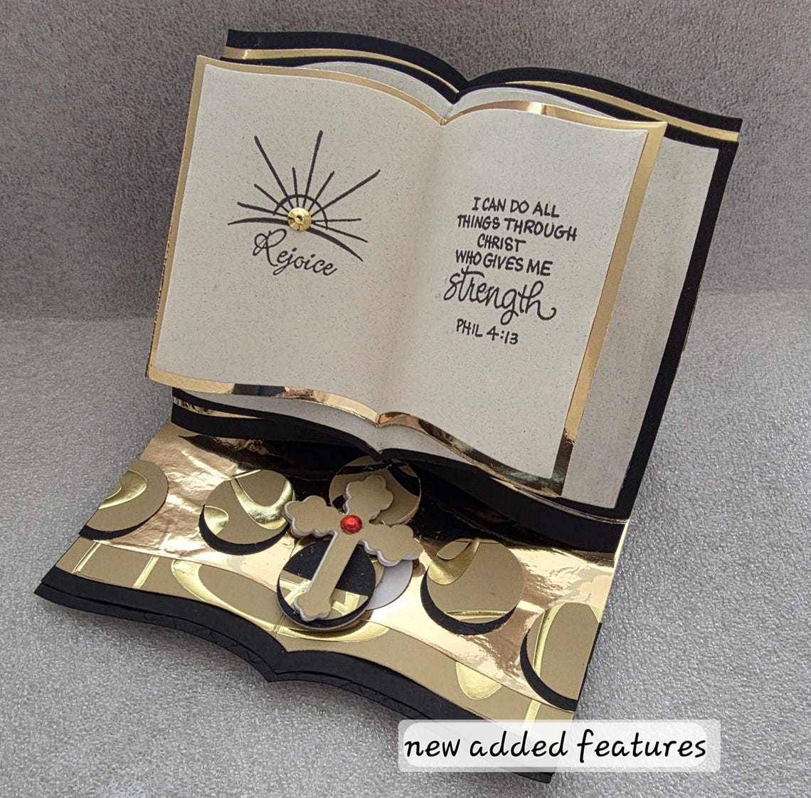 Christian Bible Verse Open Book Display: Inspirational Gift - Etsy