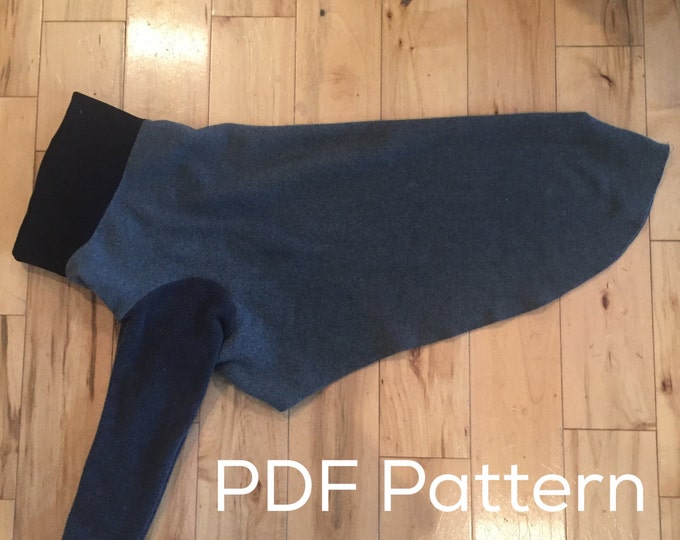 Greyhound Dog Coat Pattern Sizes SMXL Greyhound Pajamas Pattern Greyhound PJ Pattern Etsy