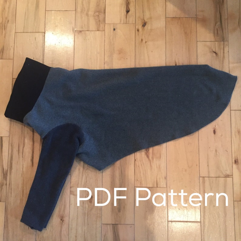 Greyhound Dog Coat Pattern Size LG Etsy