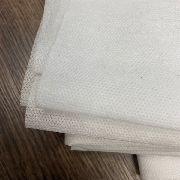 Nonwoven 100% Polypropylene Fabric | Non-Woven Spunbond Interfacing for Filters, Tote Bags, Linings, Upholstery, Gowns