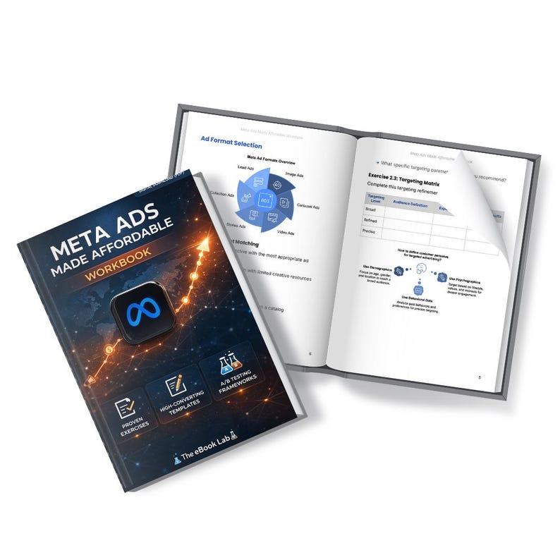 Meta Coaching Workbook Meta Ads Workbook | Facebook & Instagram Campaign Strategy Blueprint ...