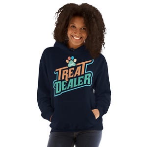 Treat Dealer | Dog hoodie | Dog hoodies for humans | Printed Dog hoodies | Dog paw dog hoodies | Dog friendship| Dog couple hoodies