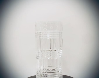 Vasos de cóctel Ralph Lauren Crystal Glen Plaid, nuevos, de 15,9 cm (6,25") de grosor.