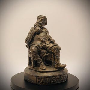 Sehr selten - Falstaff Mann mit Bier Figur Statue - Sehr einzigartig