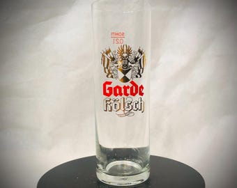 Cerveza de cristal alemana GARDE KÖLSCH, muy rara, 0,2 l - 6"