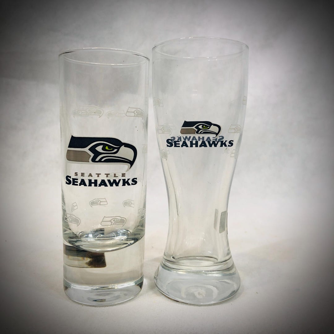 New - Pair Seattle Seahawks Officially Licensed NFL Logo Shot Glass - Etsy