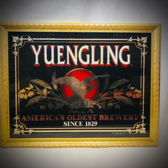 Nice Vintage Yuengling Beer Mirror Sign America's Oldest Brewery